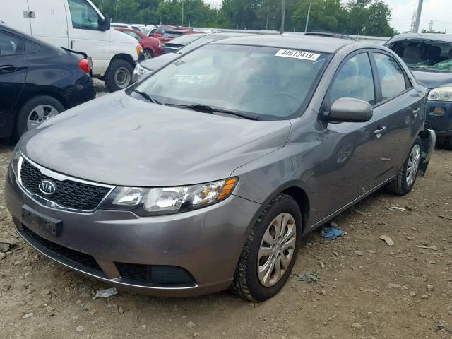 KNAFU4A28B5402616 - 2011 KIA FORTE EX GRAY photo 2