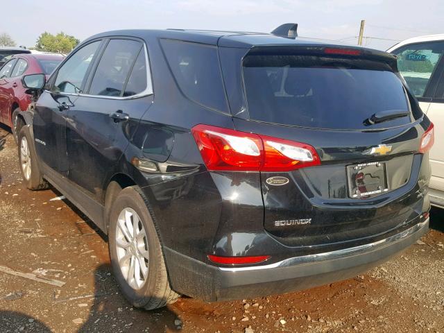 2GNAXSEV3J6300390 - 2018 CHEVROLET EQUINOX LT BLACK photo 3