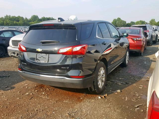 2GNAXSEV3J6300390 - 2018 CHEVROLET EQUINOX LT BLACK photo 4