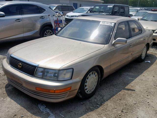 JN8UF11E3N0134345 - 1992 LEXUS LS 400 GRAY photo 2