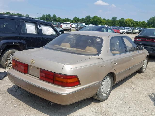 JN8UF11E3N0134345 - 1992 LEXUS LS 400 GRAY photo 4