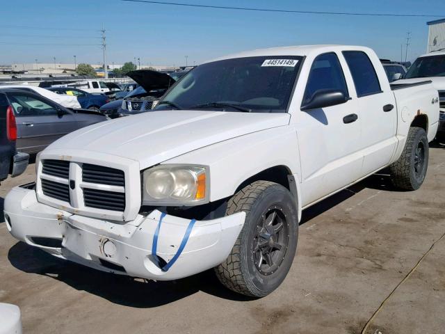 1D7HW28NX6S683728 - 2006 DODGE DAKOTA QUA WHITE photo 2