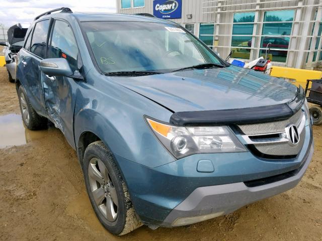 2HNYD28847H000578 - 2007 ACURA MDX SPORT BLUE photo 1