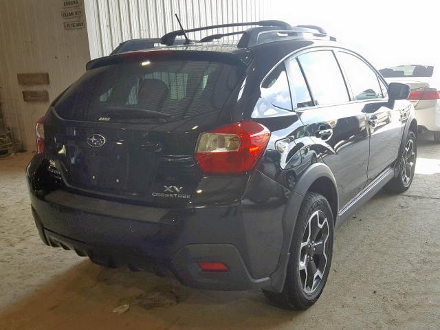 JF2GPADC2F8214813 - 2015 SUBARU XV CROSSTR BLACK photo 4