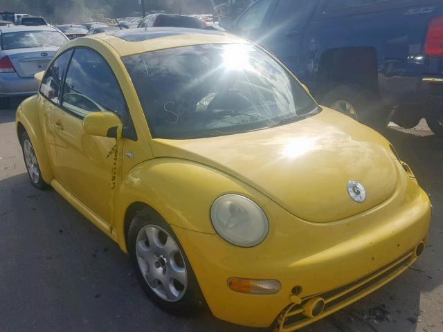 3VWCK21C92M443112 - 2002 VOLKSWAGEN NEW BEETLE YELLOW photo 1