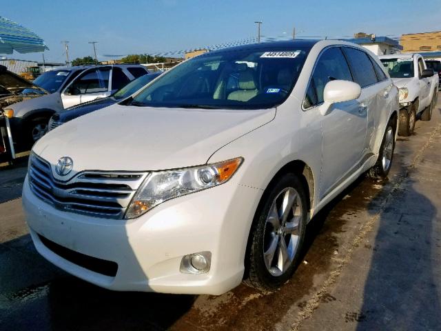 4T3ZK3BB2BU046171 - 2011 TOYOTA VENZA WHITE photo 2