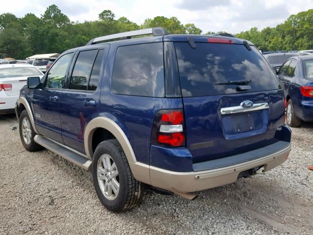 1FMEU64E96UA82536 - 2006 FORD EXPLORER E BLUE photo 3