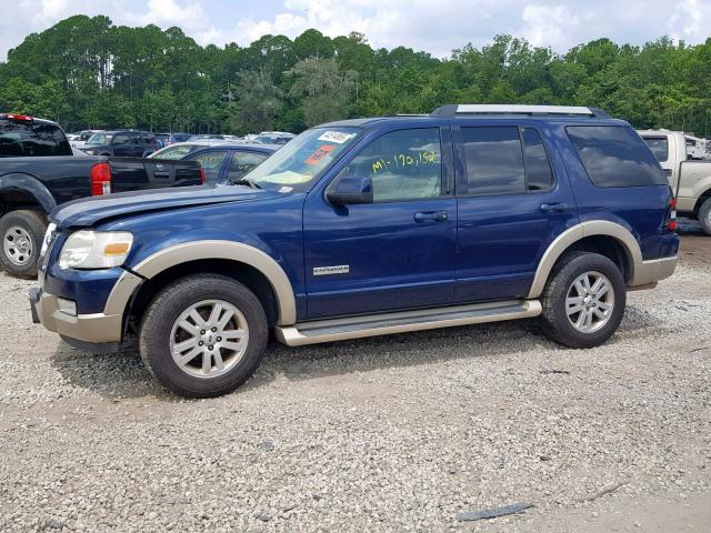 1FMEU64E96UA82536 - 2006 FORD EXPLORER E BLUE photo 9