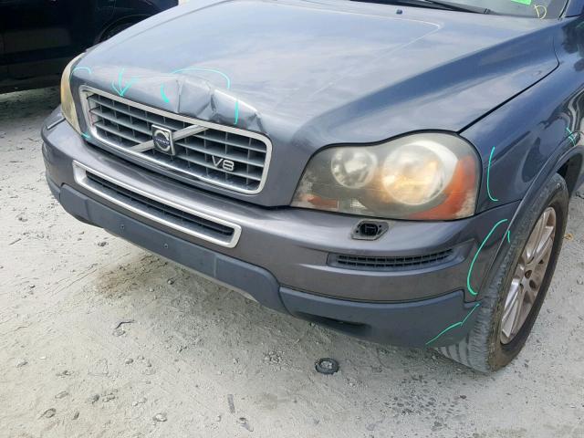 YV4CZ852971369601 - 2007 VOLVO XC90 V8 GRAY photo 9