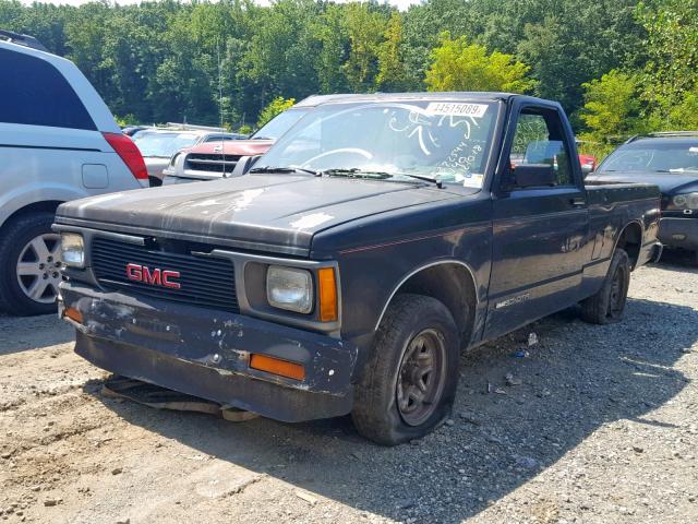 1GTCS14A7M2555019 - 1991 GMC SONOMA BLACK photo 2