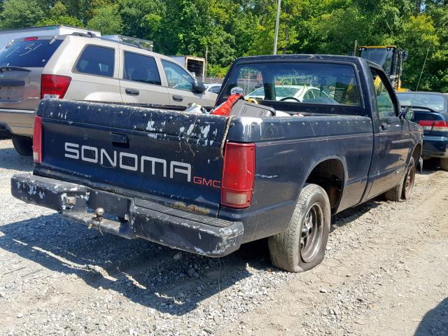 1GTCS14A7M2555019 - 1991 GMC SONOMA BLACK photo 4