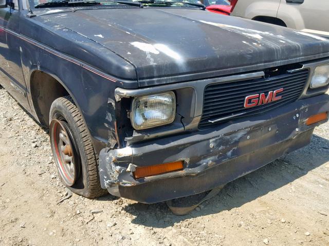 1GTCS14A7M2555019 - 1991 GMC SONOMA BLACK photo 9