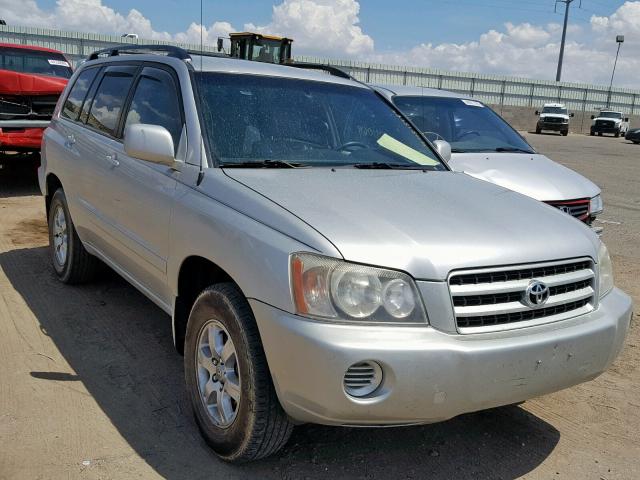 JTEHF21A020044938 - 2002 TOYOTA HIGHLANDER SILVER photo 1