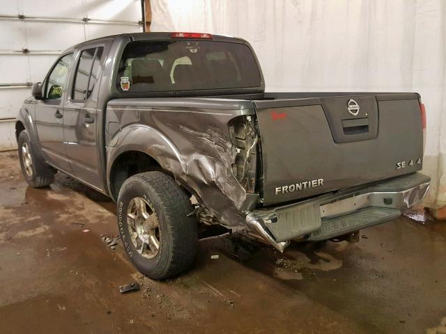 1N6AD07W37C446197 - 2007 NISSAN FRONTIER C GRAY photo 3