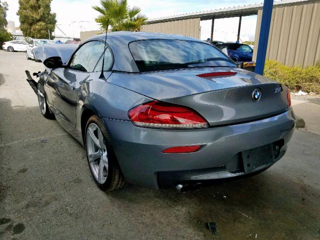 WBALL5C59DJ103892 - 2013 BMW Z4 SDRIVE2 SILVER photo 3