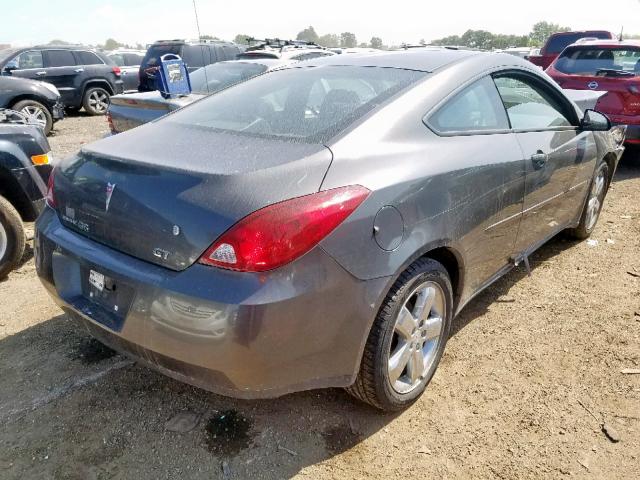 1G2ZH158764266349 - 2006 PONTIAC G6 GT GRAY photo 4