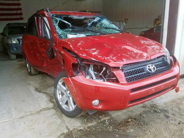 JTMZD32V575046054 - 2007 TOYOTA RAV4 SPORT RED photo 1