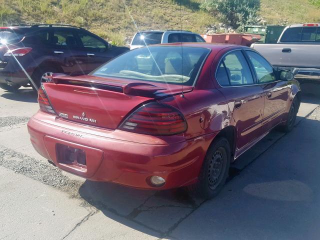 1G2NE52E65M190906 - 2005 PONTIAC GRAND AM S MAROON photo 4