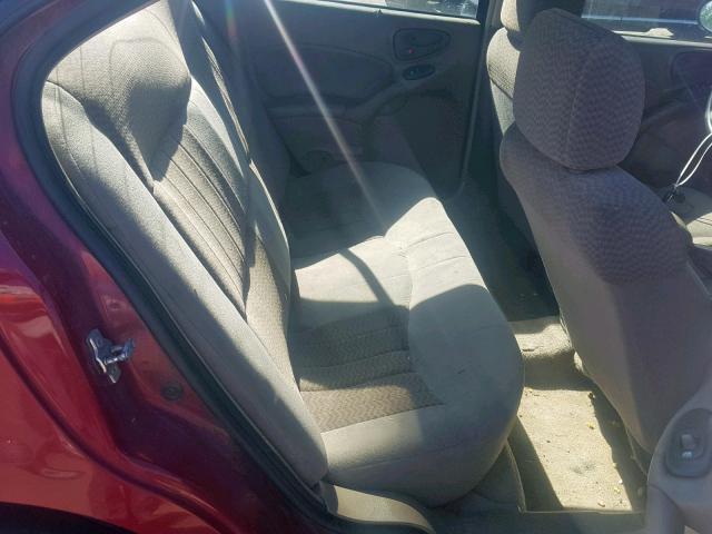 1G2NE52E65M190906 - 2005 PONTIAC GRAND AM S MAROON photo 6