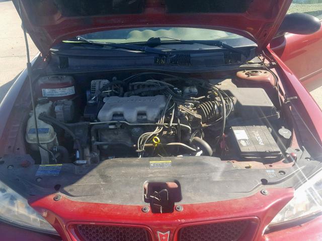 1G2NE52E65M190906 - 2005 PONTIAC GRAND AM S MAROON photo 7