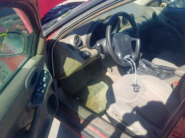 1G2NE52E65M190906 - 2005 PONTIAC GRAND AM S MAROON photo 9