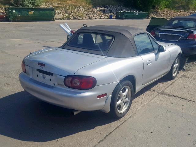 JM1NB353310216611 - 2001 MAZDA MX-5 MIATA SILVER photo 4