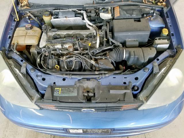 3FAFP31Z44R107990 - 2004 FORD FOCUS ZX3 BLUE photo 7