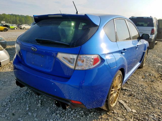 JF1GR89658L823176 - 2008 SUBARU IMPREZA WR BLUE photo 4