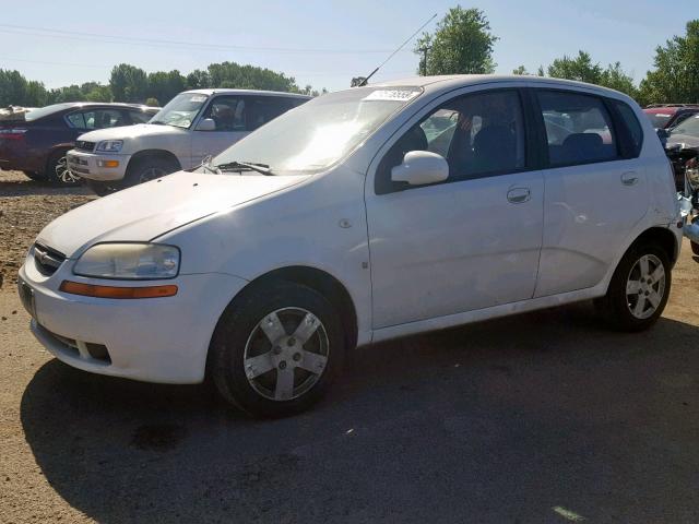 KL1TD66628B011900 - 2008 CHEVROLET AVEO BASE თეთრი ფოტო 2