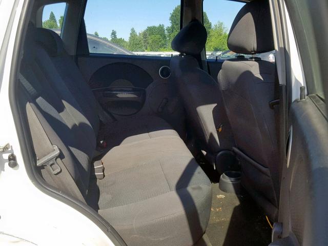 KL1TD66628B011900 - 2008 CHEVROLET AVEO BASE თეთრი ფოტო 6
