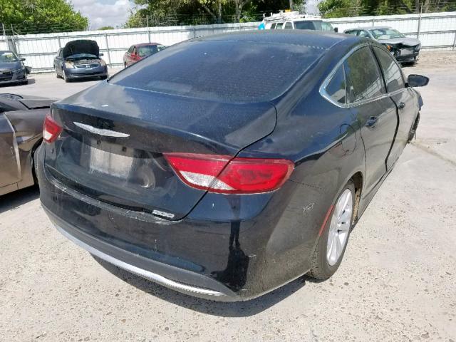 1C3CCCAB7GN145740 - 2016 CHRYSLER 200 LIMITE BLACK photo 4