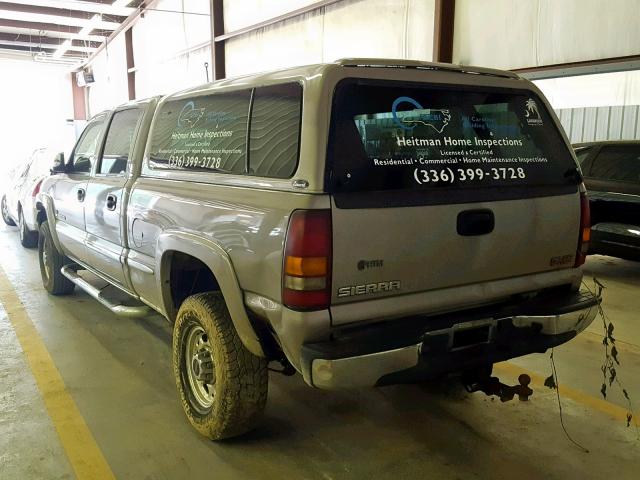 1GTHC23UX2F248373 - 2002 GMC SIERRA C25 TAN photo 3