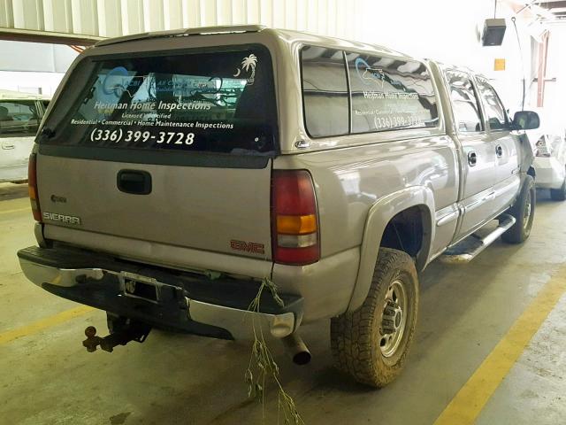 1GTHC23UX2F248373 - 2002 GMC SIERRA C25 TAN photo 4