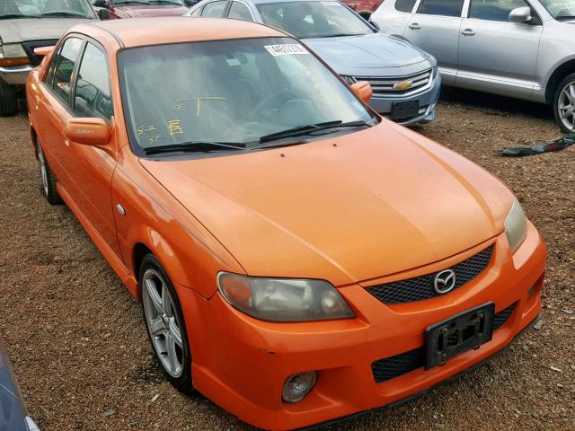 JM1BJ227430641720 - 2003 MAZDA PROTEGE SP ORANGE photo 1