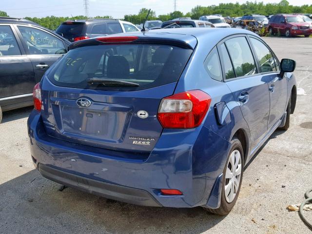 JF1GPAA60CH246495 - 2012 SUBARU IMPREZA BLUE photo 4