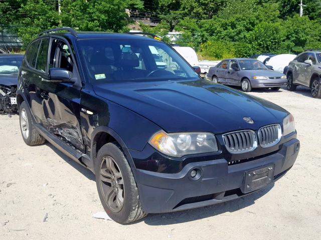 WBXPA93485WD04640 - 2005 BMW X3 3.0I BLACK photo 1