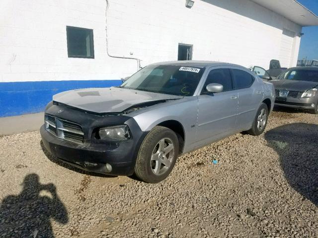 2B3CA3CV0AH226458 - 2010 DODGE CHARGER SX SILVER photo 2