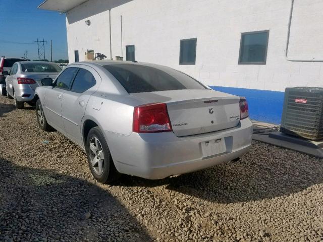 2B3CA3CV0AH226458 - 2010 DODGE CHARGER SX SILVER photo 3