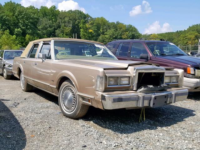 1LNBM81F3JY810591 - 1988 LINCOLN TOWN CAR GOLD photo 1