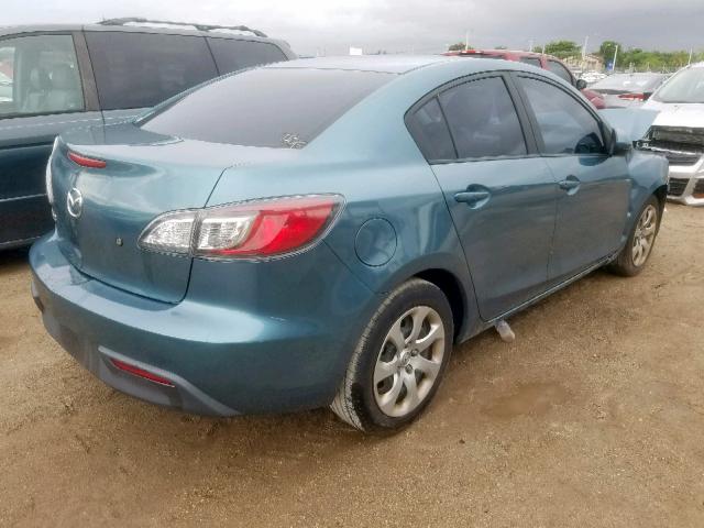 JM1BL1UFXB1497690 - 2011 MAZDA 3 I BLUE photo 4