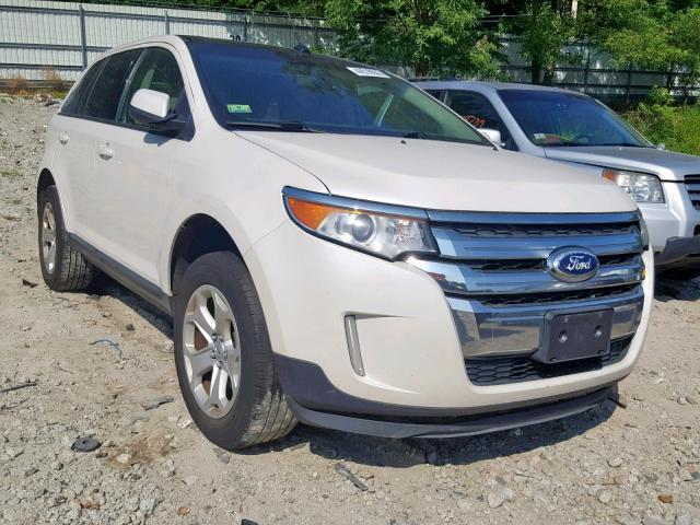 2FMDK4JC0CBA71340 - 2012 FORD EDGE SEL WHITE photo 1