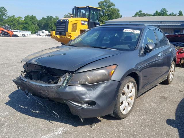 1HGCP36848A003806 - 2008 HONDA ACCORD EXL GRAY photo 2