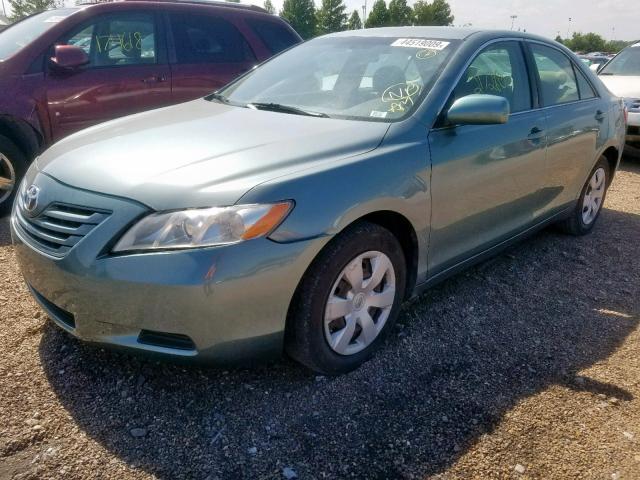 4T1BE46K27U632068 - 2007 TOYOTA CAMRY NEW GREEN photo 2