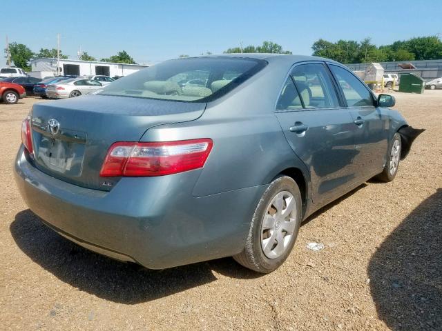 4T1BE46K27U632068 - 2007 TOYOTA CAMRY NEW GREEN photo 4