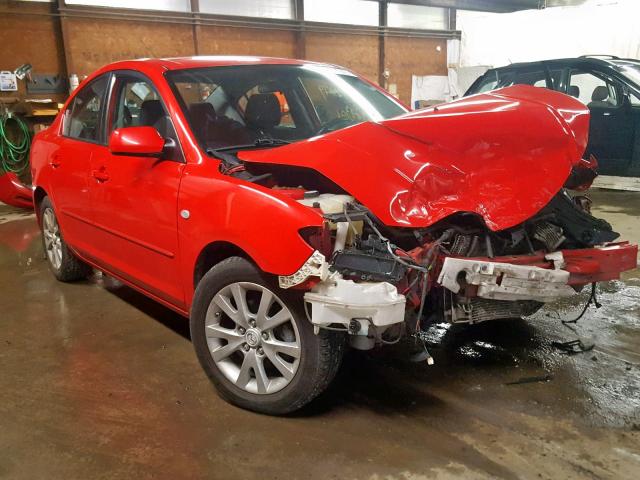 JM1BK12F671715802 - 2007 MAZDA 3 I RED photo 1