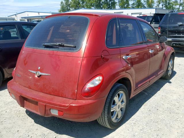 3A4FY48B07T509948 - 2007 CHRYSLER PT CRUISER RED photo 4