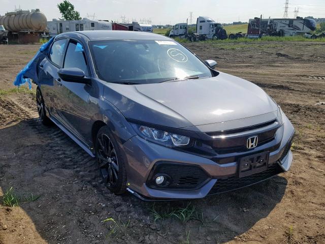 SHHFK7G43JU231725 - 2018 HONDA CIVIC SPOR GRAY photo 1