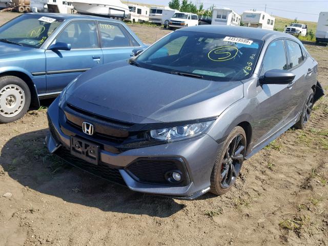 SHHFK7G43JU231725 - 2018 HONDA CIVIC SPOR GRAY photo 2