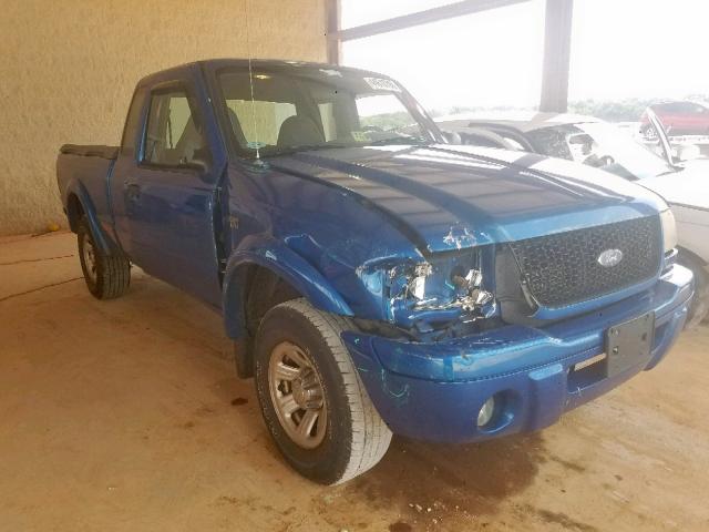 1FTYR14U92TA06408 - 2002 FORD RANGER SUP BLUE photo 1