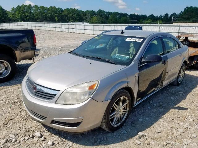 1G8ZS57N08F150256 - 2008 SATURN AURA XE SILVER photo 2